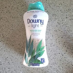 1 Downy Light Woodland Rain In Wash Scent Booster Beads 24 Oz  Discontinued HTF